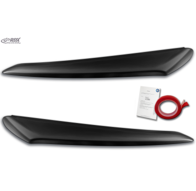 RDX Pestañas de faros para CITROEN Jumper, FIAT Ducato, OPEL Movano, PEUGEOT Boxer Light Brows Conjunto para ambos lados. Fabric