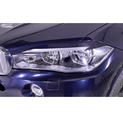 Pestañas de faros RDX para BMW X5 (F15 / 2013+) Cejas de luz Rdx Racedesign