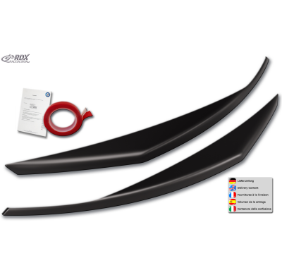 Pestañas de faros RDX para KIA Optima (JF / 2015+) Cejas de luz Rdx Racedesign