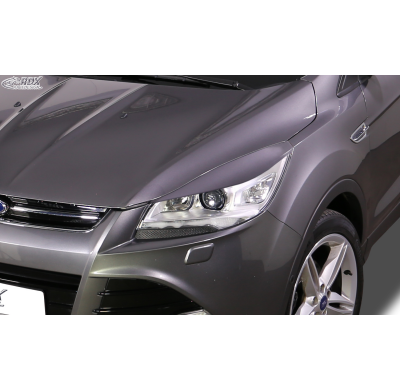 Pestañas de faros RDX para FORD Kuga 2 (DM2 / 2012+) Cejas de luz Rdx Racedesign
