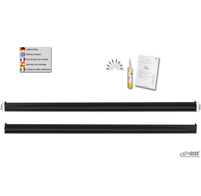 RDX Pareja de taloneras RENAULT Twingo 2 2007-2014 "Edition" ABS