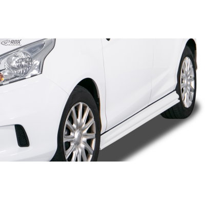 Faldones laterales RDX para FORD B-Max (JK8) 2012-2017 "Edition" Conjunto para ambos lados. Fabricado en plástico ABS. Incluye h