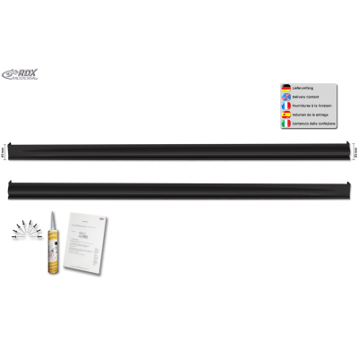 Faldones laterales RDX para VW Passat (CJ / B9 / 2024+) "Edición" Rdx Racedesign