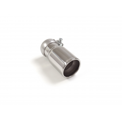 Cola redonda 80 mm en acero inox</p>
 con tubo de entrada 60,5 mm </p>
 largura 160 mm</p>
 - Universal Colas de escape RO.80 Ra