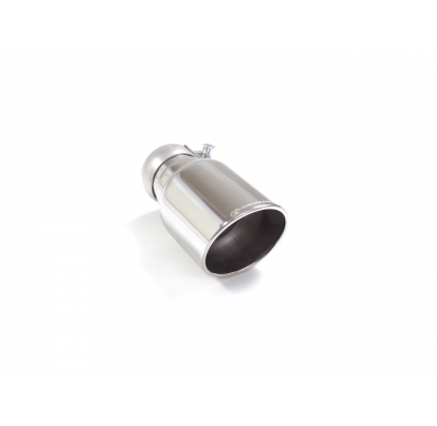 Cola redonda 102 mm Sport Line en acero inox</p>
 con tubo de entrada 60,5 mm </p>
 largura 190 mm
 - Universal Colas de escape