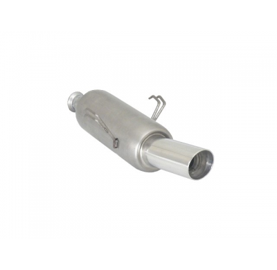 Escape Trasero Acero Inox Con Salida Redonda 90 Mm Sport Line
  Citroen Saxo 1.4 (55kw) - 1.6 (65 Kw) Euro 2 1996>>2000 Raga