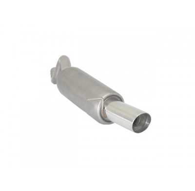 Escape Trasero Acero Inox Con Salida Redonda 90 Mm Sport Line
  Renault Twingo Mk2 2007>>2014 1.2tce (74kw) - 1.2tce Gt 06/2