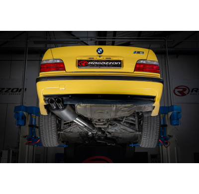 Silencioso trasero en acero inox con salidas redondas 2x70 mm Race Line asimetricas</p>
 
 
 - BMW M3 E36(Coupè) 3.0 (210kW) 199