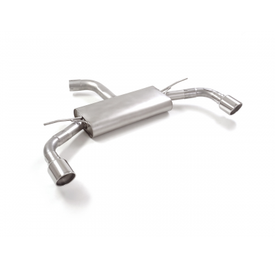 Silencioso trasero doble en acero inox con salidas redondas 2 / 102 mm Sport Line
 Línea con diámetro mejorado 70 mm
 
 CON HOMO