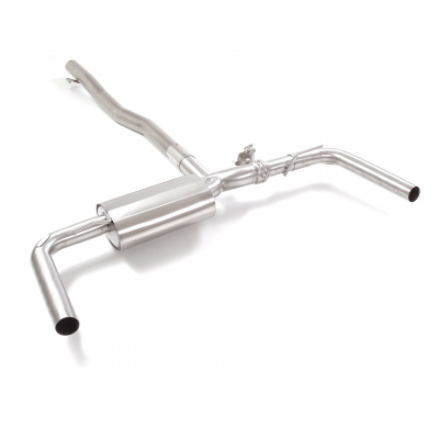 Silencioso trasero dobles en acero inox para codas estéticas originales
 Línea con diámetro mejorado 76 mm
 
 CON HOMOLOGACION M