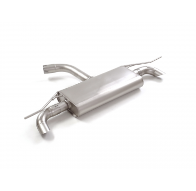 Silencioso trasero en acero inox
 Línea con diámetro mejorado 60 mm </p>
 
 CON HOMOLOGACION Volkswagen Golf Mk7.5 (typ AU) 1.5T