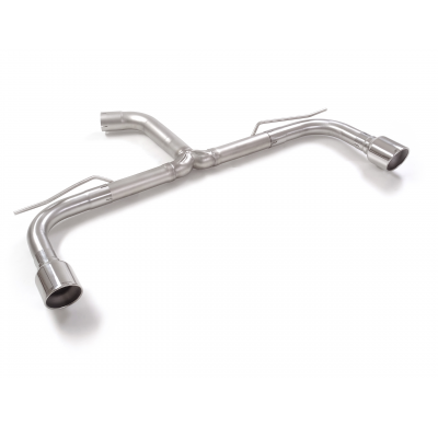 Tramo trasero grupo N doble en acero inox con salidas redondas 102 mm Sport Line</p>
 Línea con diámetro mejorado 76 mm
 
 Grupo