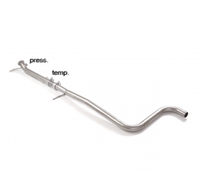 Tramo intermedio silenciado grupo N para sustitución filtro OPF / GPF en acero inox </p>
 
 Es necesario reprogramar la centrali