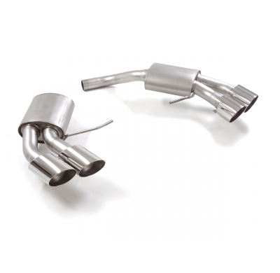 Silencioso trasero doble en acero inox con salidas redondas 102 mm Sport Line  </p>
 
 
 CON HOMOLOGACION Porsche Macan Mk1 (typ