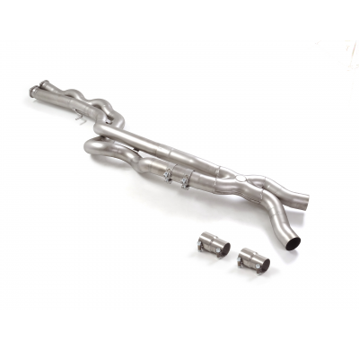Tramos sustitución filtros OPF / GPF en acero inox grupo N izquierda-derecha + Tramo intermedio grupo N en acero inox</p>
 Línea