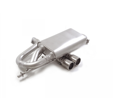 Silencioso trasero en acero inox con salidas centrales redondas 2x90 mm</p>
 Con valvula de depresión. </p>
 
 - Lotus Exige Mk3