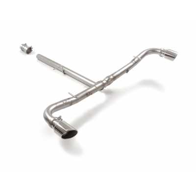 Tramo trasero grupo N doble en acero inox con salidas redondas 95 mm Sport Line</p>
 Línea con diámetro mejorado 60 mm </p>
 
 -