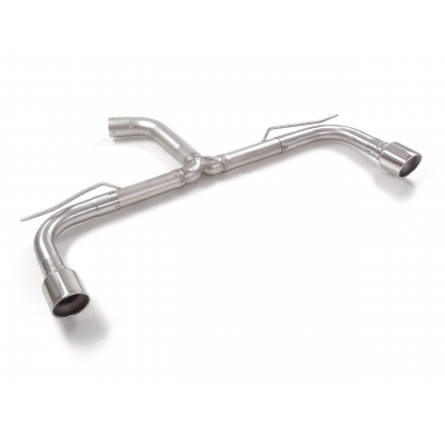 Tramo trasero grupo N doble en acero inox con salidas redondas 102 mm Sport Line</p>
 Línea con diámetro mejorado 70 mm
 
 Grupo