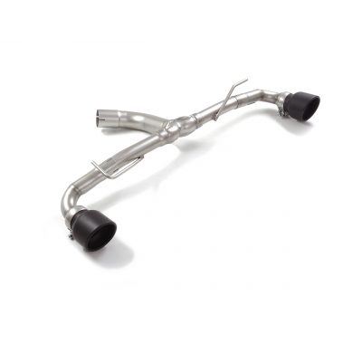 Tramo trasero grupo N doble en acero inox con salidas redondas 114 mm Sport Line Black</p>
 Línea con diámetro mejorado 70 mm