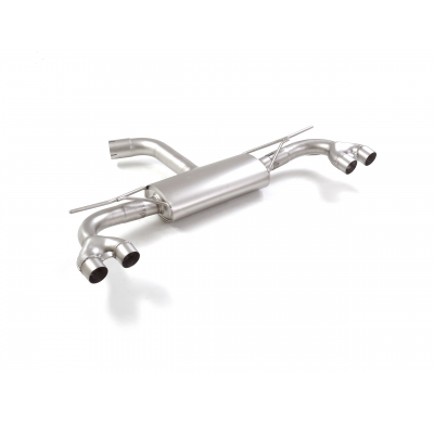 Silencioso trasero dobles en acero inox para codas estéticas originales
 Línea con diámetro mejorado 70 mm
 
 CON HOMOLOGACION C