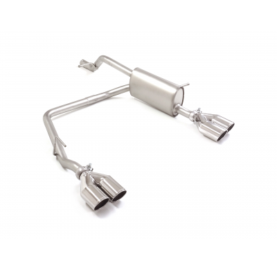 Silencioso trasero doble en acero inox con salidas redondas 2x80 mm Sport Line asimetricas  </p>
 
 
 CON HOMOLOGACION Alfa Rome