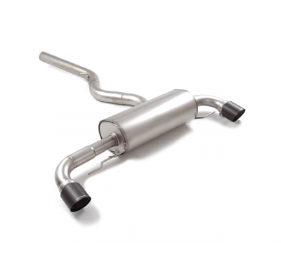 Silencioso trasero doble en acero inox con salidas redondas 100 mm Carbon Shot 
 
 
 - BMW Serie2 G42(Coupè) 2021>> 218I (115Kw)