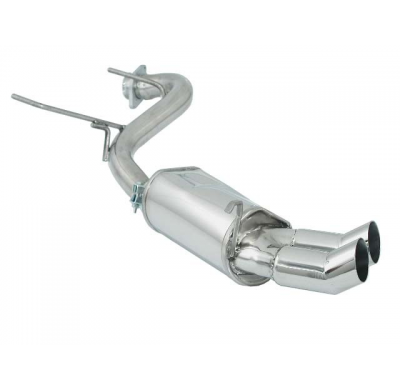 Escape Trasero Acero Inox Salidas Redondas Dtm 2x70 Mm
  Alfa Romeo Gtv(916) / Spider 1995>>2004 T.S. 1.8i 16v (106kw) - 2.0