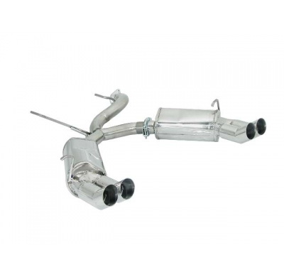 Escape Trasero Doble Acero Inox Salidas Redondas Dtm 2x70 Mm - Modificación Del Parachoques Original
  Alfa Romeo Gtv(916) /