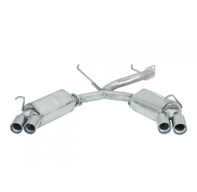 Escape Trasero Doble Acero Inox Salidas Redondas 2x70 Mm - Modificación Del Parachoques Original
  Alfa Romeo Gtv(916) / Spi