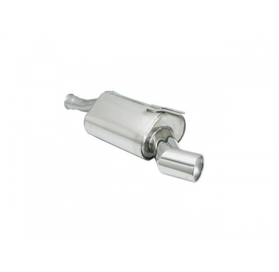 Escape Trasero Acero Inox Con Salida Redonda 102 Mm - Sale Por El Agujero Original
  Fiat Coupè (Typ175) 1994>>2001 2.0 20v