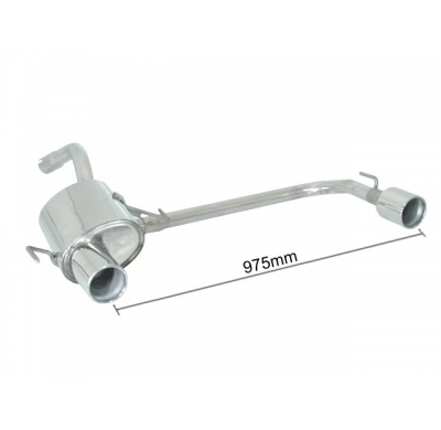 Escape Trasero Doble Acero Inox Salidas Redondas 102 Mm - Modificación Del Parachoques Original
  Alfa Romeo 147 1.6 16v (77