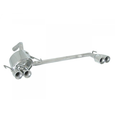 Escape Trasero Doble Acero Inox Salidas Redondas 2x80 Mm - Modificación Del Parachoques Original - Parachoques Helvetia
  Al