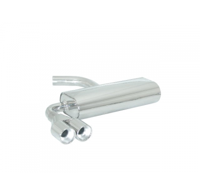 Escape Trasero Acero Inox Salidas Redondas 2x80 Mm
  Audi A3 (Typ 8p) 2003>>2013 A3 1.6i (75kw) - 1.6 Fsi (85kw) - 2.0 Fsi (