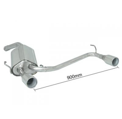 Escape Trasero Doble Acero Inox Salidas Redondas 102 Mm - Modificación Del Parachoques Original
  Alfa Romeo Gt(937) 2003>>2