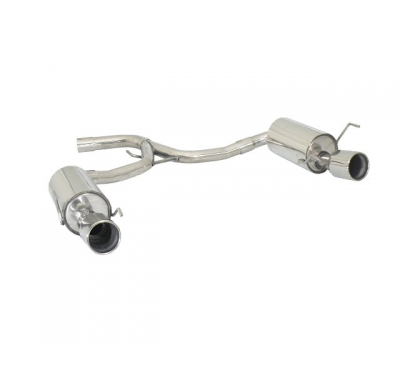 Escape Trasero Doble Acero Inox Salidas Redondas 102 Mm - Modificación Del Parachoques Original
  Alfa Romeo 159 1.9jtdm (88