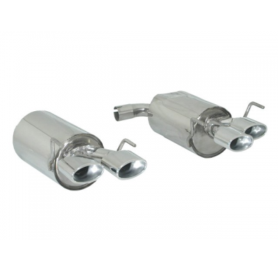 Escape Trasero Doble Acero Inox Con Dos Salidas Ovaladas 115x70 Mm Asimetricas
  Alfa Romeo Brera(939) 2006>>2011 3.2jts V6