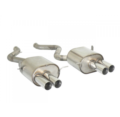 Escape Trasero Doble Acero Inox Salidas Redondas 2x80 Mm Race Line Asimetricas
  Bmw M3 E92(Coupè) 4.0 V8 (309kw) 09/2006>>