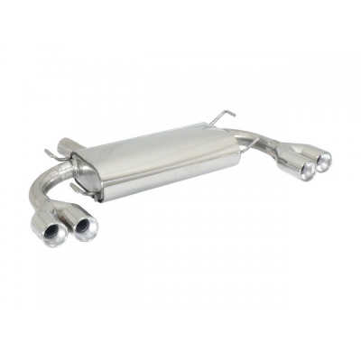 Escape Trasero Doble Acero Inox Salidas Redondas 2x90 Mm Asimetricas - Línea Con Diámetro Mejorado 70 Mm
  Subaru Impreza 20