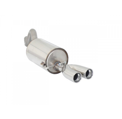 Escape Trasero Acero Inox Salidas Redondas 2x70 Mm
  Renault Twingo Mk2 2007>>2014 1.6 16v Rs (98kw) 06/2007>>2013 Ragazzon