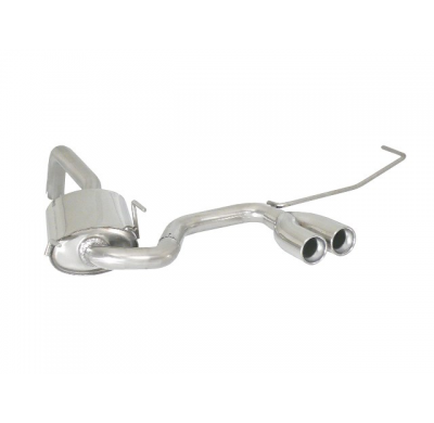 Escape Trasero Salidas Redondas Centrales 2x70 Mm - Modificación Del Parachoques Original
  Fiat 500 (Typ312) 2007>> 1.2 (51