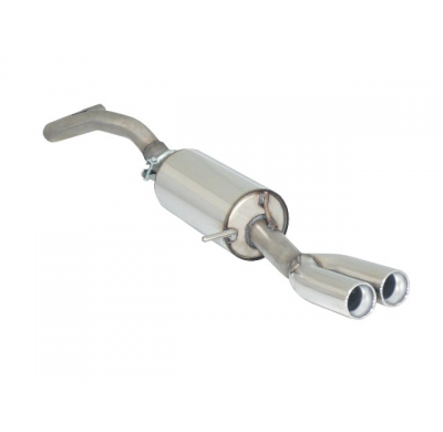 Escape Trasero Acero Inox Salidas Redondas 2x70 Mm - Modificación Del Parachoques Original
  Seat Ibiza Mk4 (6j) 2008>>2017