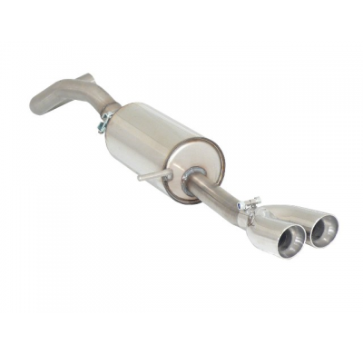 Escape Trasero Acero Inox Salidas Redondas 2x70 Mm Sport Line - Modificación Del Parachoques Original
  Seat Ibiza Mk4 (6j)