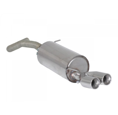 Escape Trasero Acero Inox Salidas Redondas 2x80 Mm Asimetricas
  Volkswagen Polo 6r 2009>>2014 1.4tsi Gti (132kw) 09/2009>>