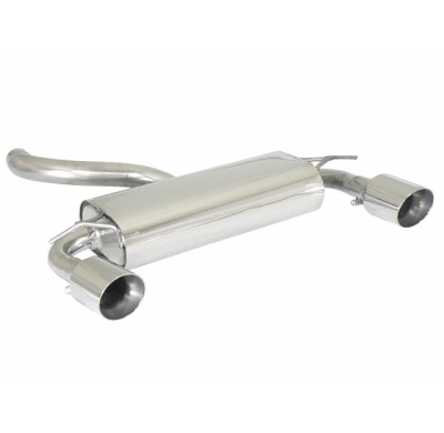 Tramo Trasero Doble Acero Inox Con Salida Redonda 102 Mm Sport Line
  Volvo C30 (Typ M) 2.5 T5 10/2006>>2013 Ragazzon