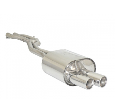 Escape Trasero Acero Inox Salidas Redondas 2x90 Mm Asimetricas
  Bmw Z4 (E89) 23i (150kw) - 30i (190kw) 05/2009>>2012 Ragazz