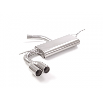 Escape Trasero Acero Inox Salidas Redondas 2x80 Mm Asimetricas
 Solo Para Versión Sin Scr / Adblue
 Seat Leon Mk3 (5f) 2.0td