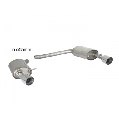 Escape Trasero Doble Acero Inox Salidas Redondas 102 Mm Sport Line
  Audi A6 (Typ 4g) 2011>>2018 3.0tdi V6 Quattro (180kw) 2