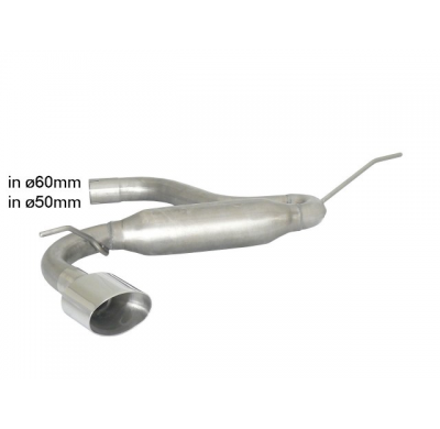 Escape Trasero Acero Inox Con Salida Ovalada 135x90 Mm
  Volkswagen Golf Mk7 1.4tsi (90kw) 2012>>2014 Ragazzon