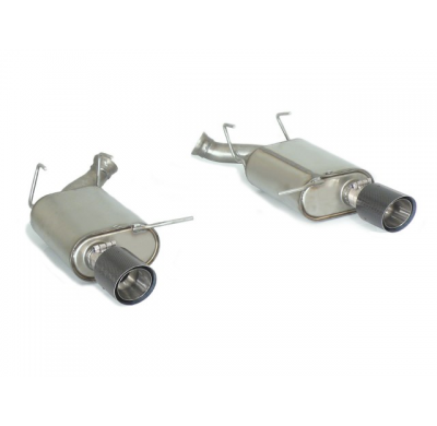 Escape Trasero Doble Acero Inox Salidas Redondas 90 Mm Carbon Shot
  Ford Mustang Mk5 2004>>2015 5.0 V8 (307kw) 2011>> Ragaz