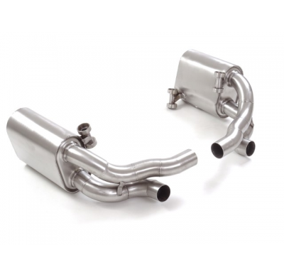 Escape Trasero Doble Acero Inox Sin Terminales
  Porsche 911(997) 2004>>2012 3.8i Carrera 4s (283kw) 2009>>2012 Ragazzon